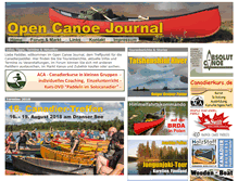 Tablet Screenshot of open-canoe-journal.de